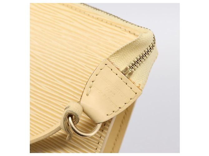 LOUIS VUITTON Epi Pochette Accessoires Pouch Vanilla M5294A LV - vista 14
