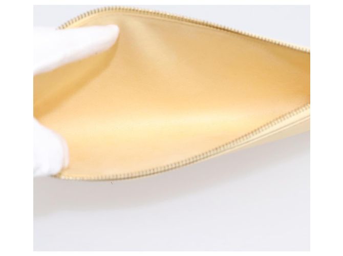 LOUIS VUITTON Epi Pochette Accessoires Pouch Vanilla M5294A LV - vista 17