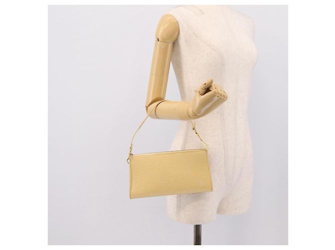LOUIS VUITTON Epi Pochette Accessoires Pouch Vanilla M5294A LV - vista 21