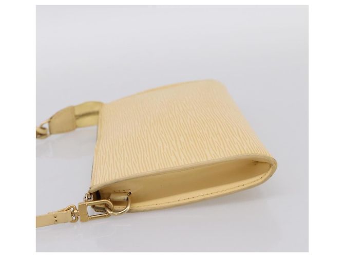 LOUIS VUITTON Epi Pochette Accessoires Pouch Vanilla M5294A LV - vista 4