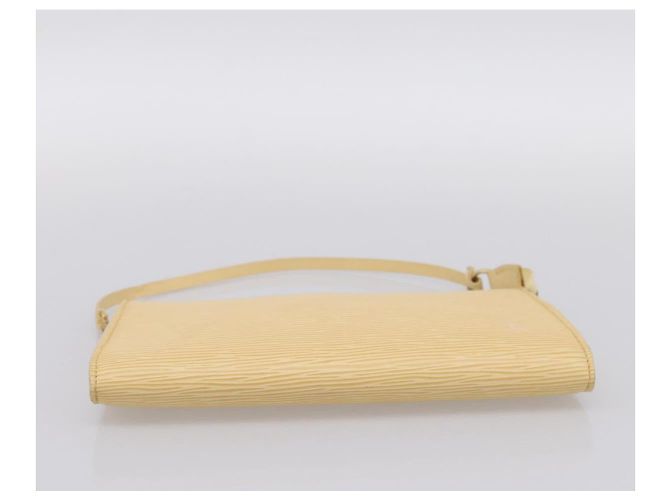LOUIS VUITTON Epi Pochette Accessoires Pouch Vanilla M5294A LV - vista 9