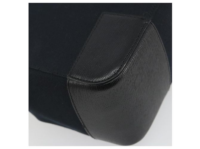 GUCCI Hand Bag Canvas Black Gold Tone 002 1103 - vista 16