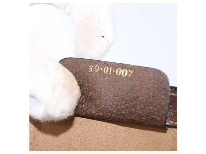 GUCCI GG Supreme Web Sherry Line Clutch Bag PVC Beige 89 01 007 - vista 12