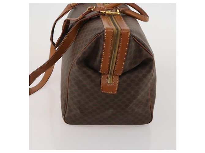 Céline CELINE Macadam Boston Bag PVC Leather 2way Brown Gold Tone - vista 3