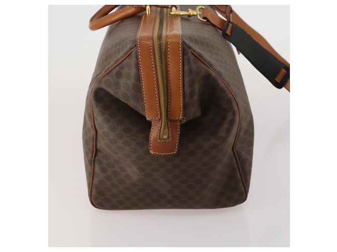 Céline CELINE Macadam Boston Bag PVC Leather 2way Brown Gold Tone - vista 4