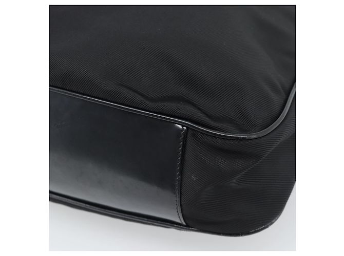 GUCCI Bamboo Hand Bag Nylon 2way Black Silver 001 1705 1577 - vista 17