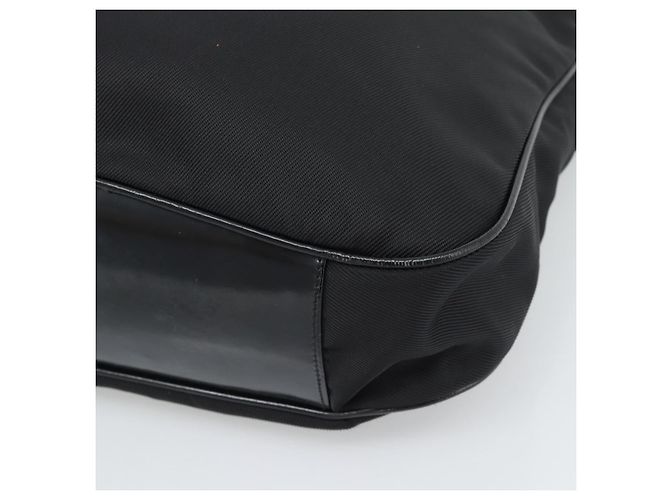 GUCCI Bamboo Hand Bag Nylon 2way Black Silver 001 1705 1577 - vista 9