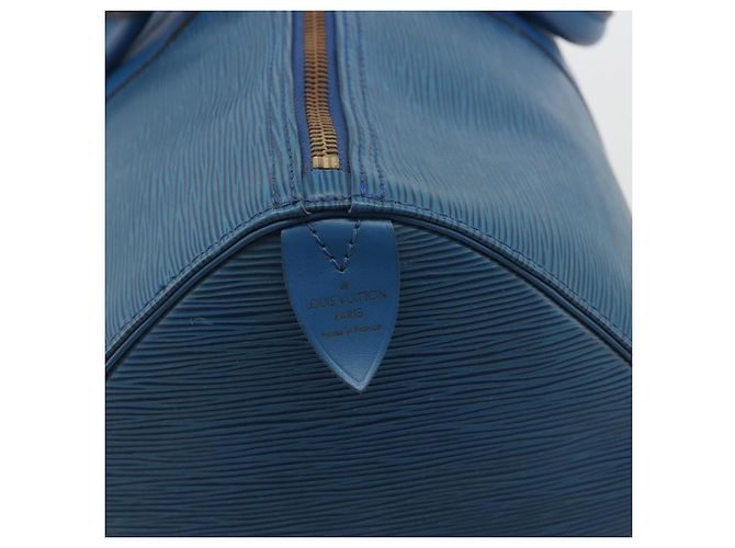 LOUIS VUITTON Epi Keepall 50 Boston Bag Blue M42965 LV - vista 17