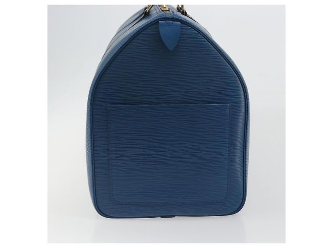 LOUIS VUITTON Epi Keepall 50 Boston Bag Blue M42965 LV - vista 3
