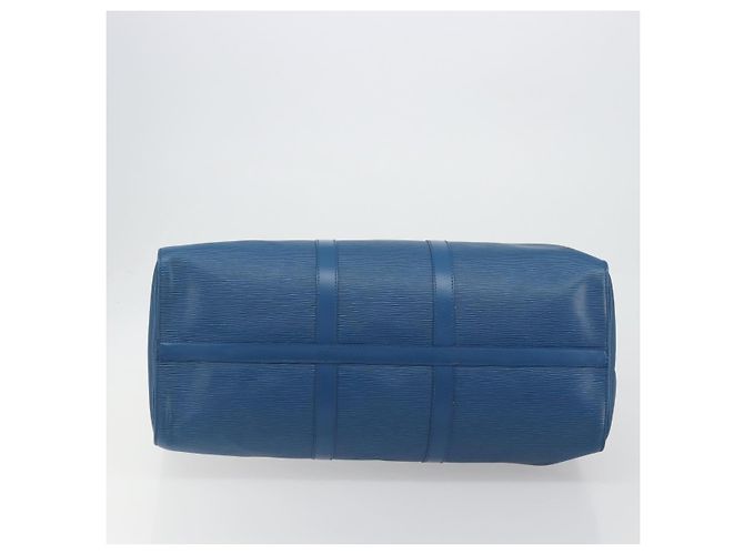 LOUIS VUITTON Epi Keepall 50 Boston Bag Blue M42965 LV - vista 5
