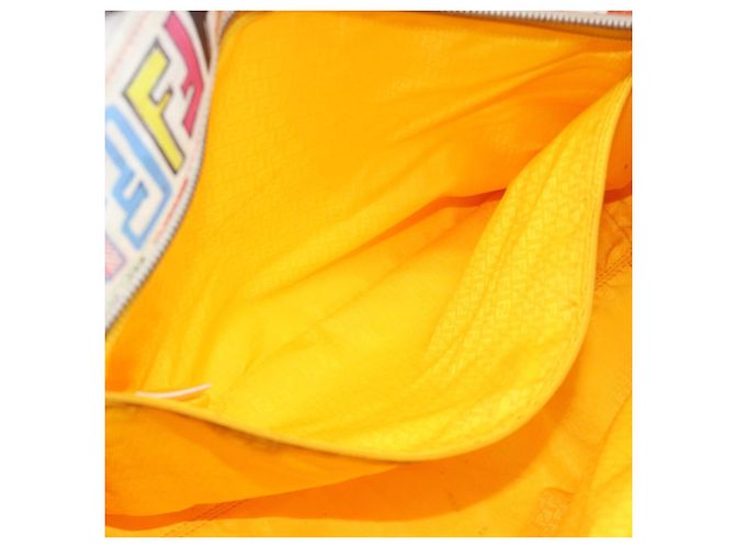FENDI Zucca Canvas Tote Bag PVC Multicolor Gold - vista 22