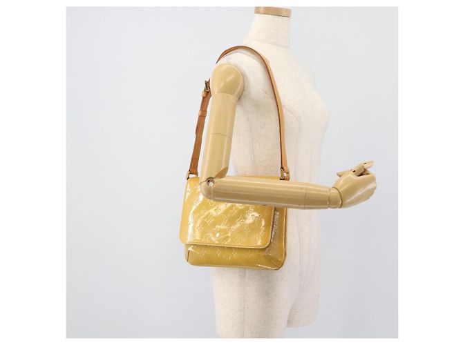 LOUIS VUITTON Monogram Vernis Thompson Street Bag Beige M91301 LV - vista 21