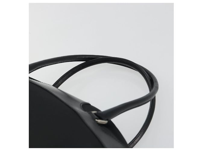 PRADA Handtasche Nylon Leder Schwarz Silber - Ansicht 14