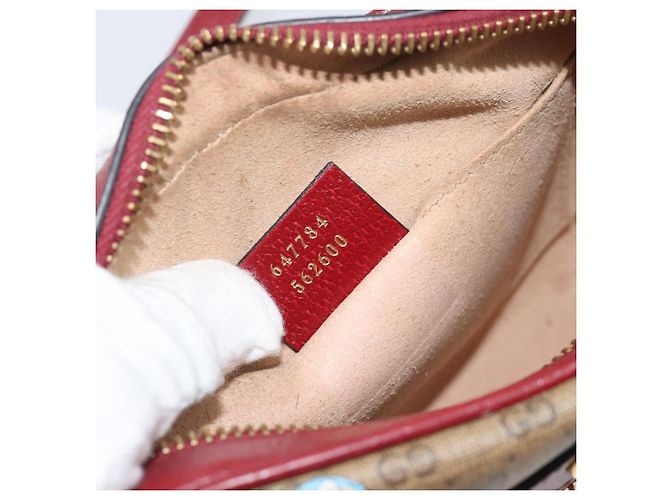 GUCCI Micro GG Supreme Doraemon Collaboration PVC Beige Gold 647784 - vista 11