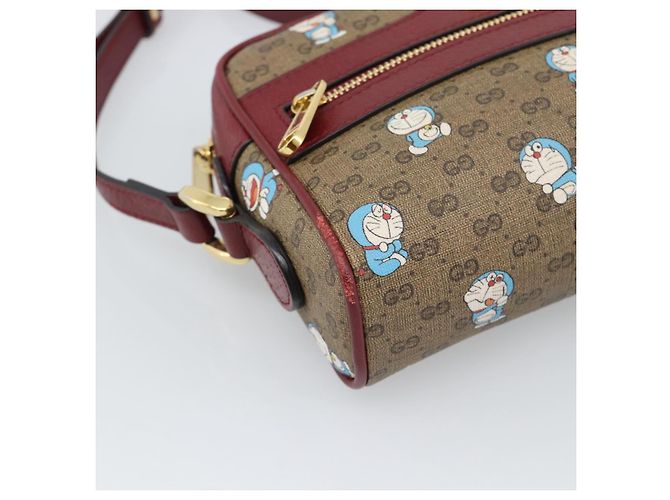 GUCCI Micro GG Supreme Doraemon Collaboration PVC Beige Gold 647784 - vista 14