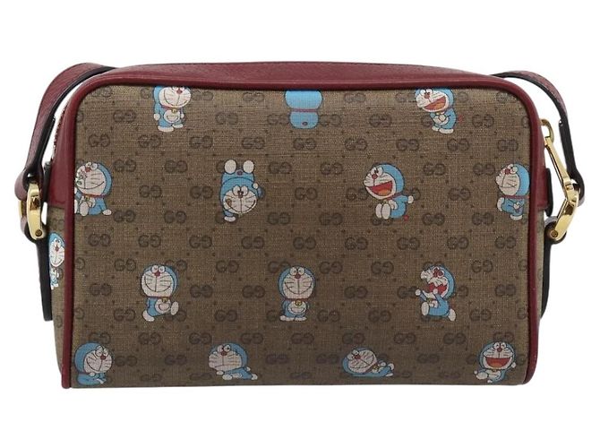 GUCCI Micro GG Supreme Doraemon Collaboration PVC Beige Gold 647784 - vista 2