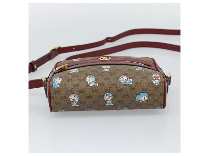 GUCCI Micro GG Supreme Doraemon Collaboration PVC Beige Gold 647784 - vista 5