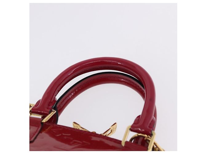 LOUIS VUITTON Monogram Vernis Alma BB Red Rose Andian M91771 LV - vista 14