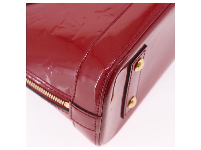 LOUIS VUITTON Monogram Vernis Alma BB Red Rose Andian M91771 LV - vista 17