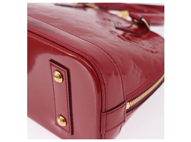 LOUIS VUITTON Monogram Vernis Alma BB Red Rose Andian M91771 LV - vista 18