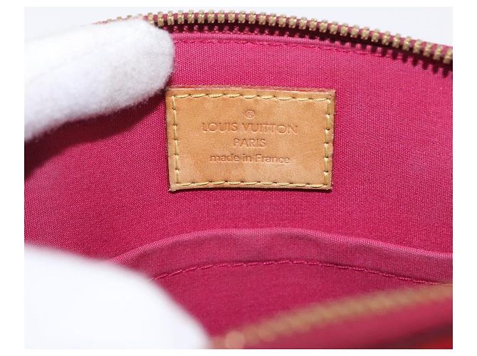 LOUIS VUITTON Monogram Vernis Alma BB Red Rose Andian M91771 LV - vista 20