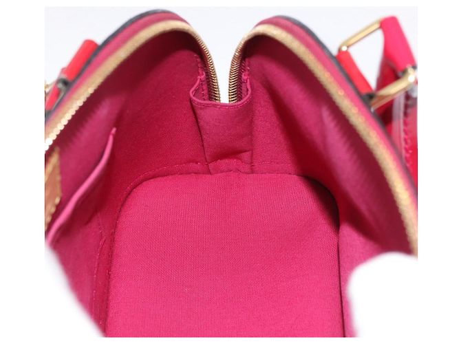 LOUIS VUITTON Monogram Vernis Alma BB Red Rose Andian M91771 LV - vista 21