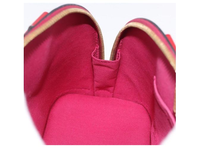 LOUIS VUITTON Monogram Vernis Alma BB Red Rose Andian M91771 LV - vista 22