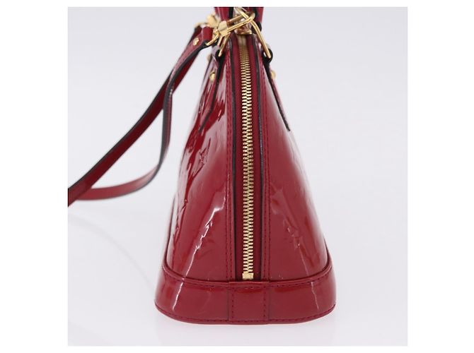 LOUIS VUITTON Monogram Vernis Alma BB Red Rose Andian M91771 LV - vista 4