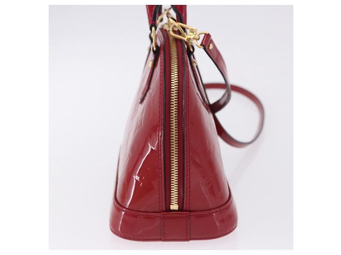 LOUIS VUITTON Monogram Vernis Alma BB Red Rose Andian M91771 LV - vista 5