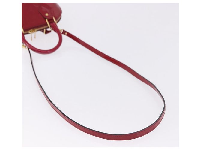 LOUIS VUITTON Monogram Vernis Alma BB Red Rose Andian M91771 LV - vista 9