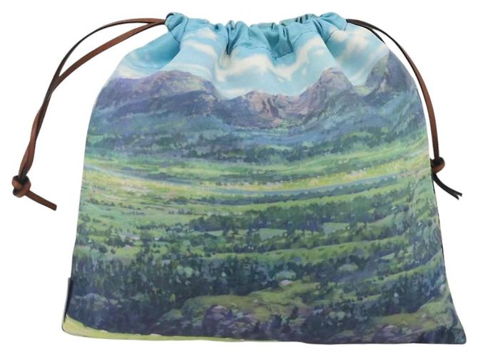 LOEWE Studio Ghibli Howl's Moving Castle Sophie Pouch Nylon Blue - vista 2