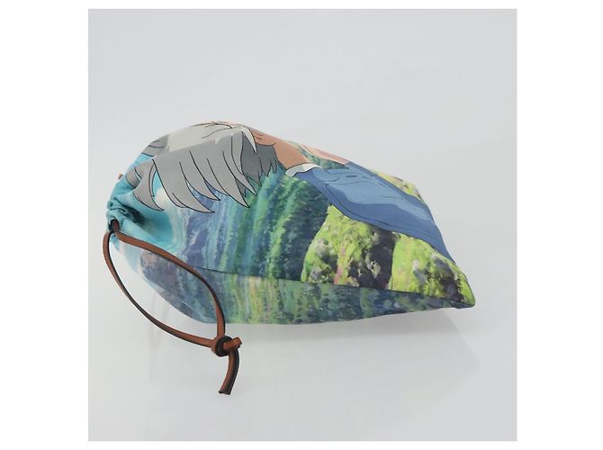 LOEWE Studio Ghibli Howl's Moving Castle Sophie Pouch Nylon Blue - vista 4