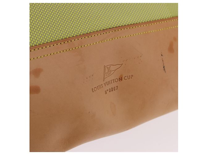 LOUIS VUITTON Damier Geant America Cube Bag Canvas Yellow M80633 - vista 10