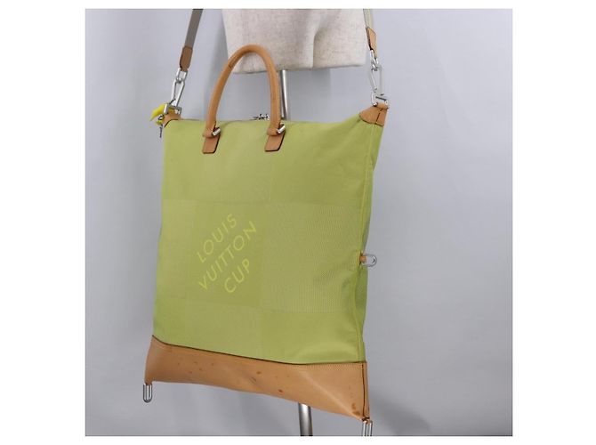 LOUIS VUITTON Damier Geant America Cube Bag Canvas Yellow M80633 - vista 24