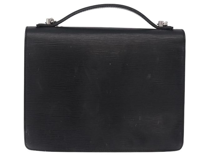 LOUIS VUITTON Epi Monceau 28 Hand Bag Black M52122 LV - vista 3