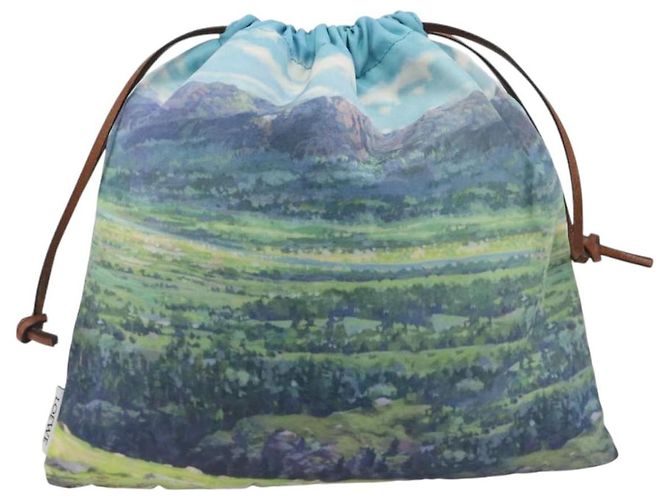 LOEWE Studio Ghibli Howl's Moving Castle Sophie Pouch Nylon Blue - vista 2