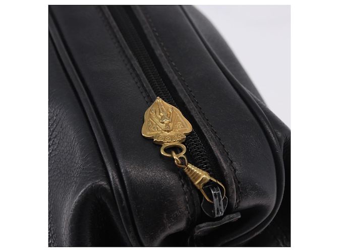 GUCCI Shoulder Bag Leather Black Gold 007 115 5770 - vista 10
