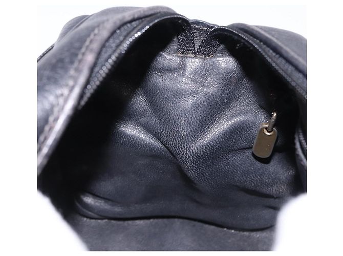 GUCCI Shoulder Bag Leather Black Gold 007 115 5770 - vista 20