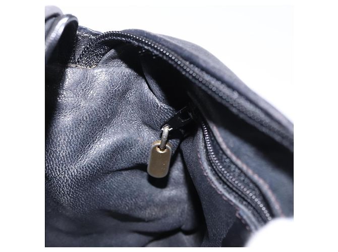 GUCCI Shoulder Bag Leather Black Gold 007 115 5770 - vista 21