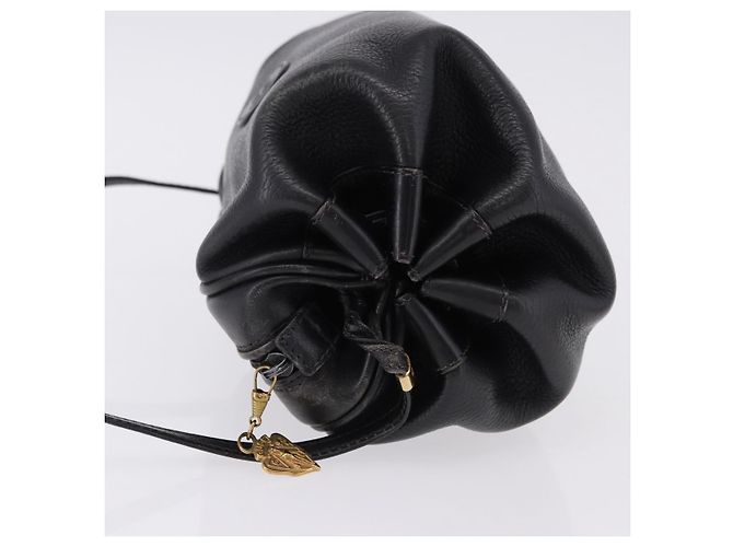 GUCCI Shoulder Bag Leather Black Gold 007 115 5770 - vista 4