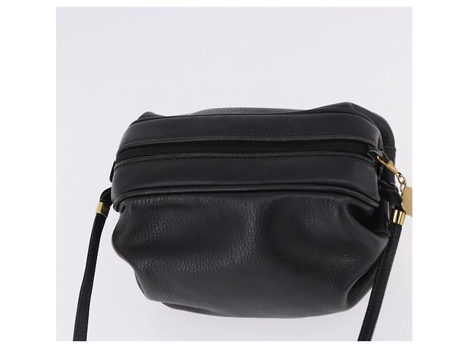 GUCCI Shoulder Bag Leather Black Gold 007 115 5770 - vista 6