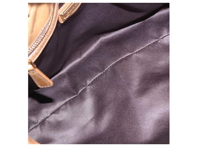 Miu Miu Vitellolux Hand Bag Leather 2way Beige Gold - vista 10