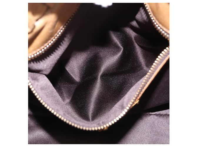 Miu Miu Vitellolux Hand Bag Leather 2way Beige Gold - vista 24