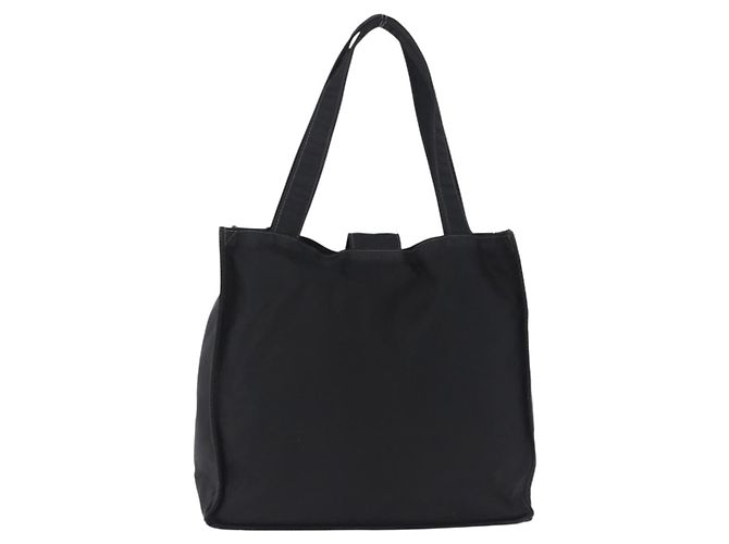 CHANEL Tote Bag Nylon Black Gold CC - Ansicht 2