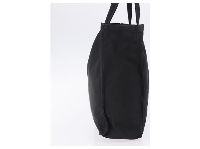CHANEL Tote Bag Nylon Black Gold CC - Ansicht 4