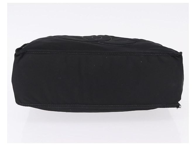 CHANEL Tote Bag Nylon Black Gold CC - Ansicht 5