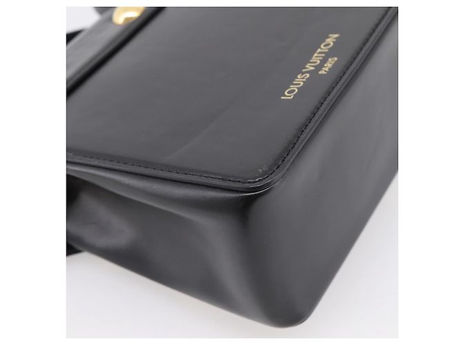LOUIS VUITTON S Lock Bag Hand Bag Leather Black M82214 LV - vista 15