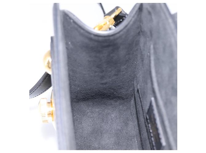 LOUIS VUITTON S Lock Bag Hand Bag Leather Black M82214 LV - vista 20