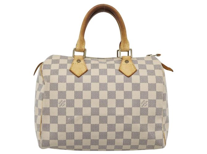LOUIS VUITTON Damier Azur Speedy 25 Hand Bag N41534 LV - vista 13