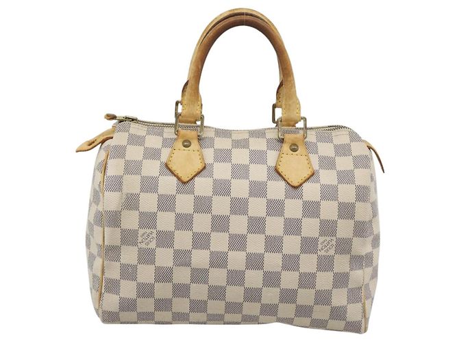 LOUIS VUITTON Damier Azur Speedy 25 Hand Bag N41534 LV - vista 2